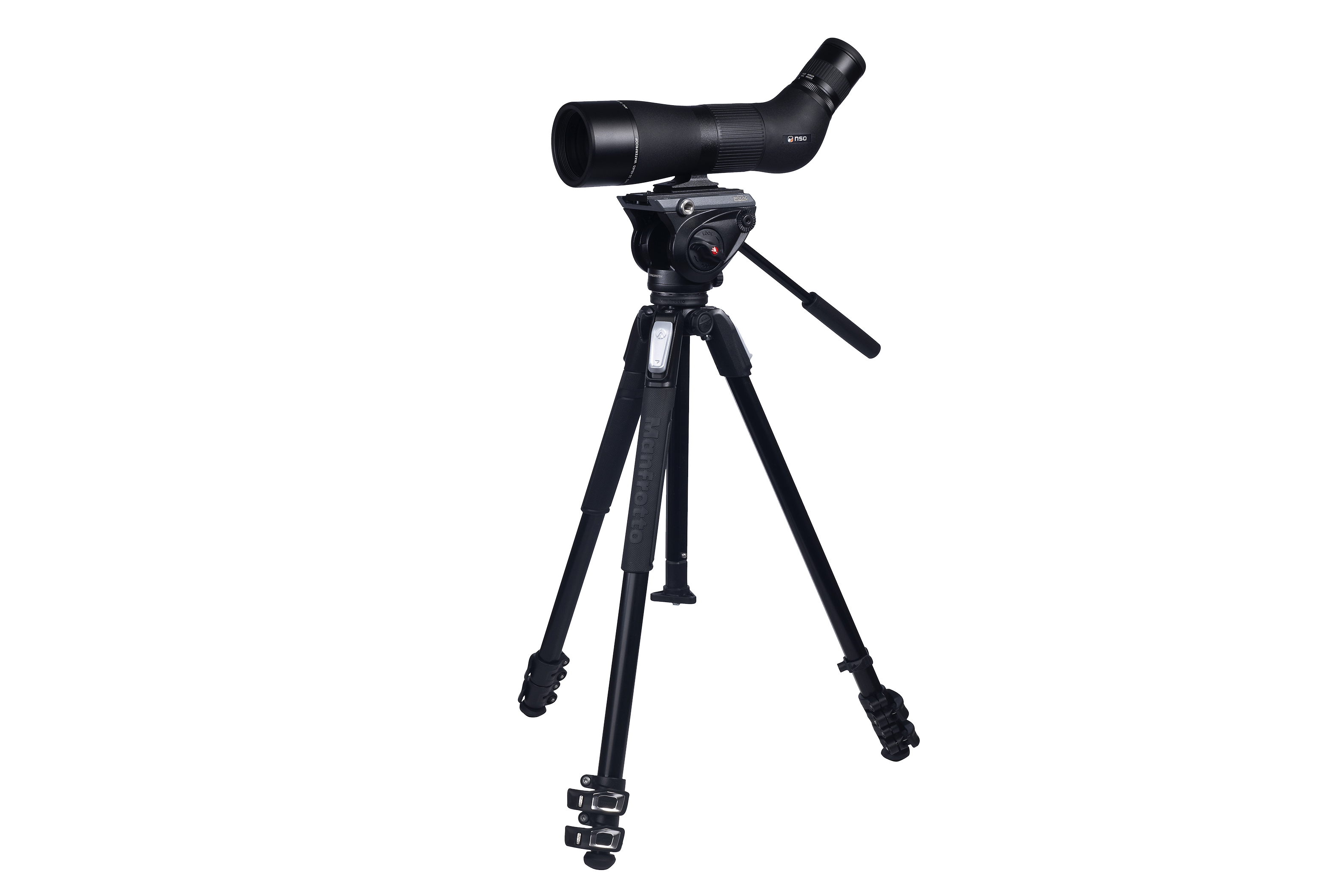 NSO Ekbacken 16-48x65 APO + Manfrotto MVH500/MT190X3 Aluminium