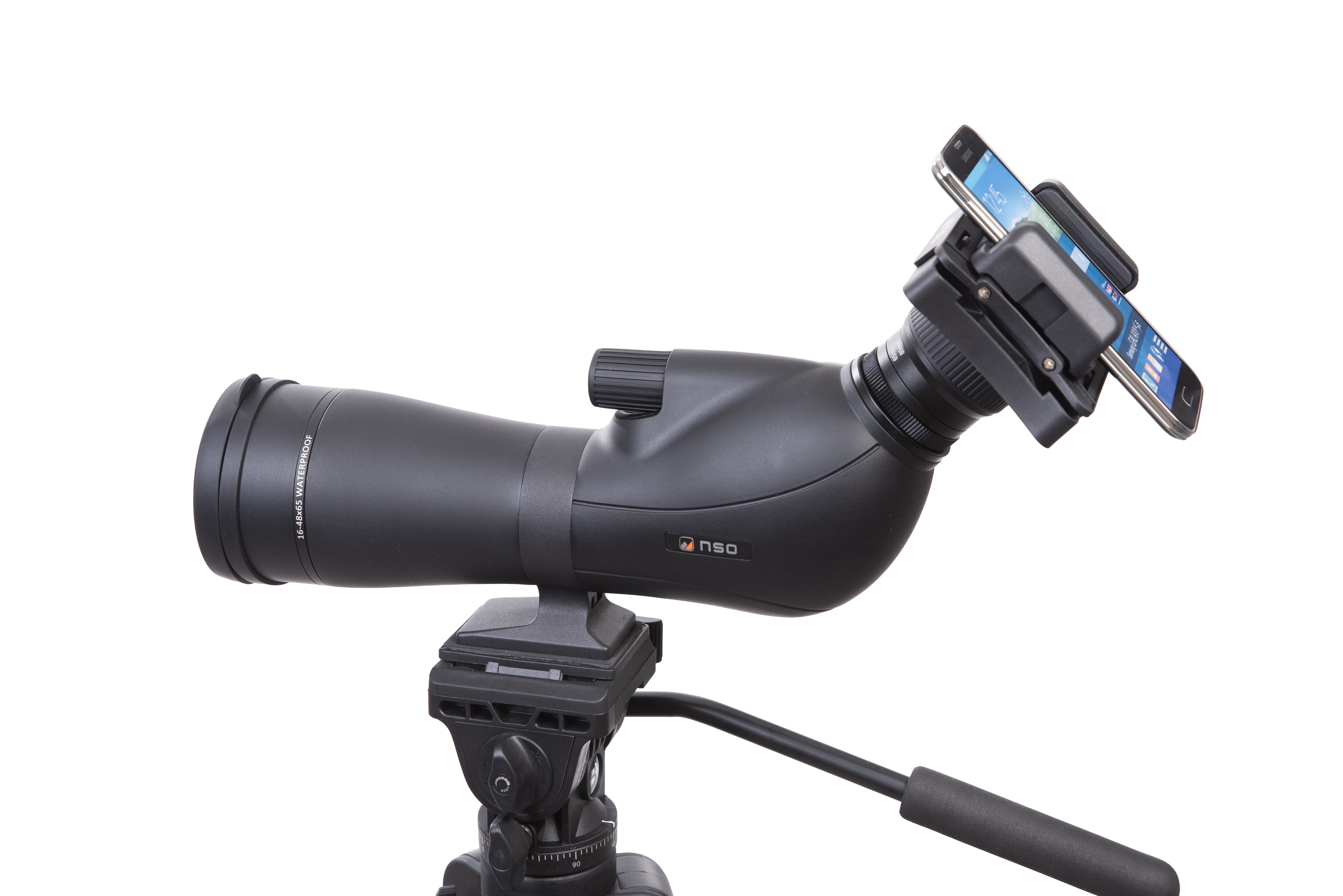 NSO Djupadal 16-48x65 ED + Benro T980 + Digiadapter